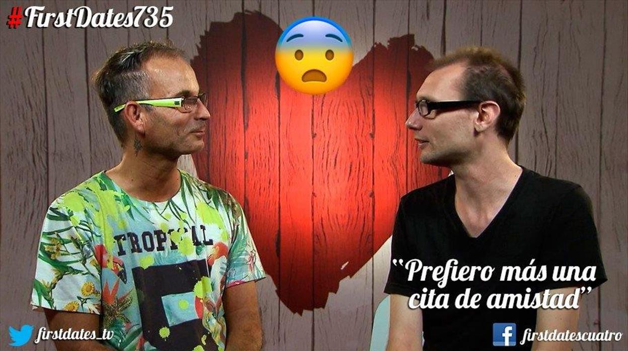 La extravagante conversación de una pareja de videntes en «First Dates»