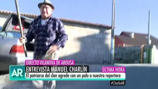 La «estremecedora» agresión de Manuel Charlín a una reportera de «El programa de Ana Rosa»