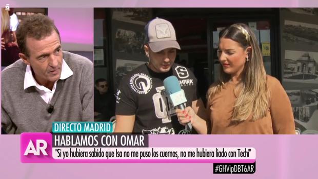 El tremendo plantón en directo de Omar Montes, de «GH VIP», a Ana Rosa Quintana