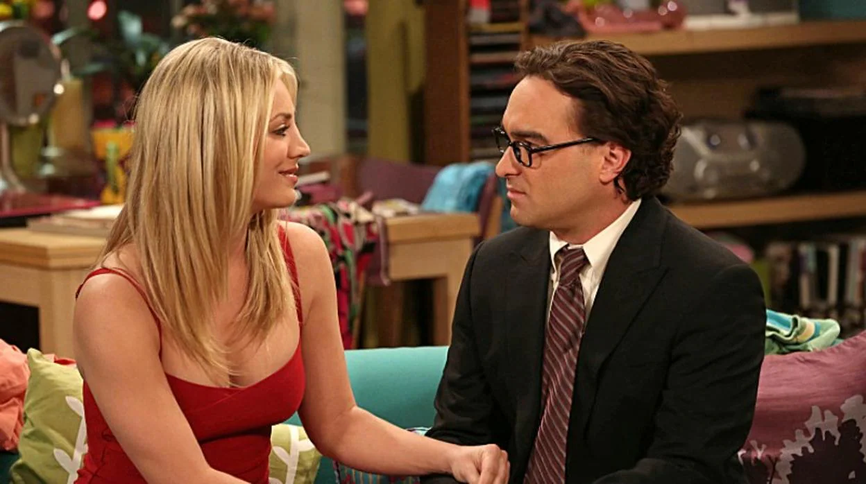 Penny y Leonard, dos de los protagonistas de «The Big Bang Theory»