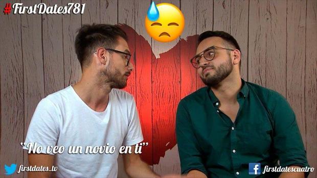 La tensa despedida de dos comensales en «First Dates»: «No me gustan los chicos como tú»