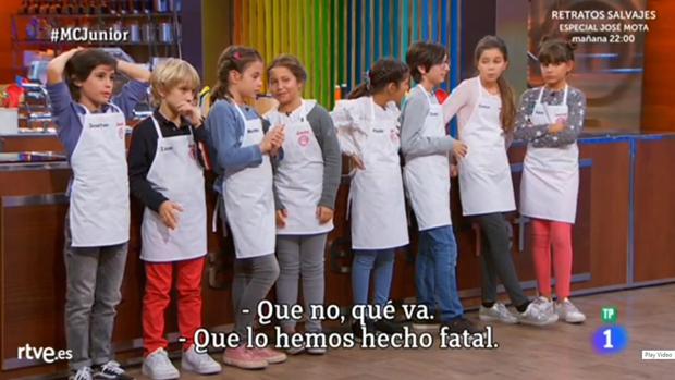 Caos en la prueba de equipos de «MasterChef Junior»: «No sería justo que hubiese un ganador»