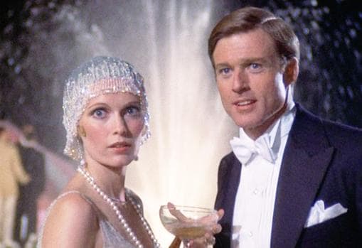 Mia Farrow y Robert Redford, en «El gran Gatsby»