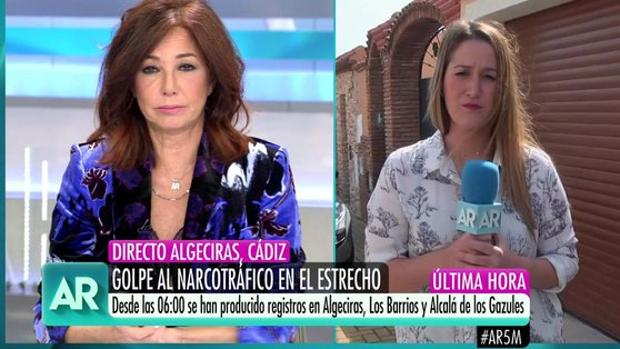 Agreden en directo a un equipo de «El programa de Ana Rosa» durante un reportaje sobre el narcotráfico