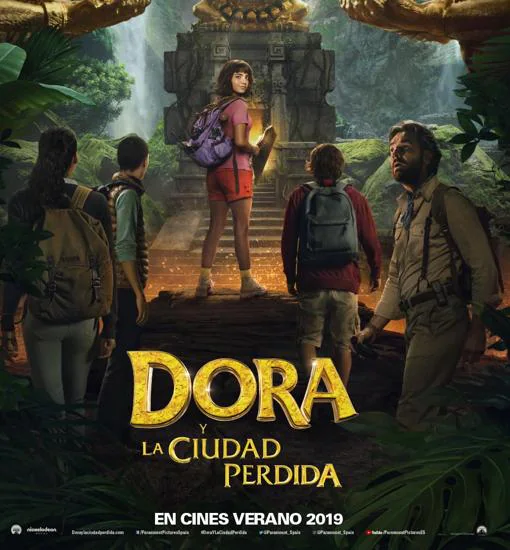 Cartel de Dora y la ciudad perdida