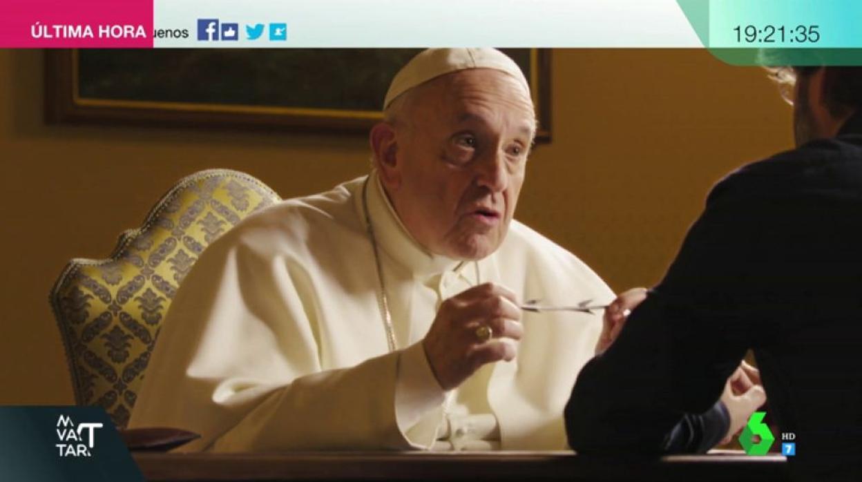 El Papa Francisco charla con Jordi Évole en «Salvados»
