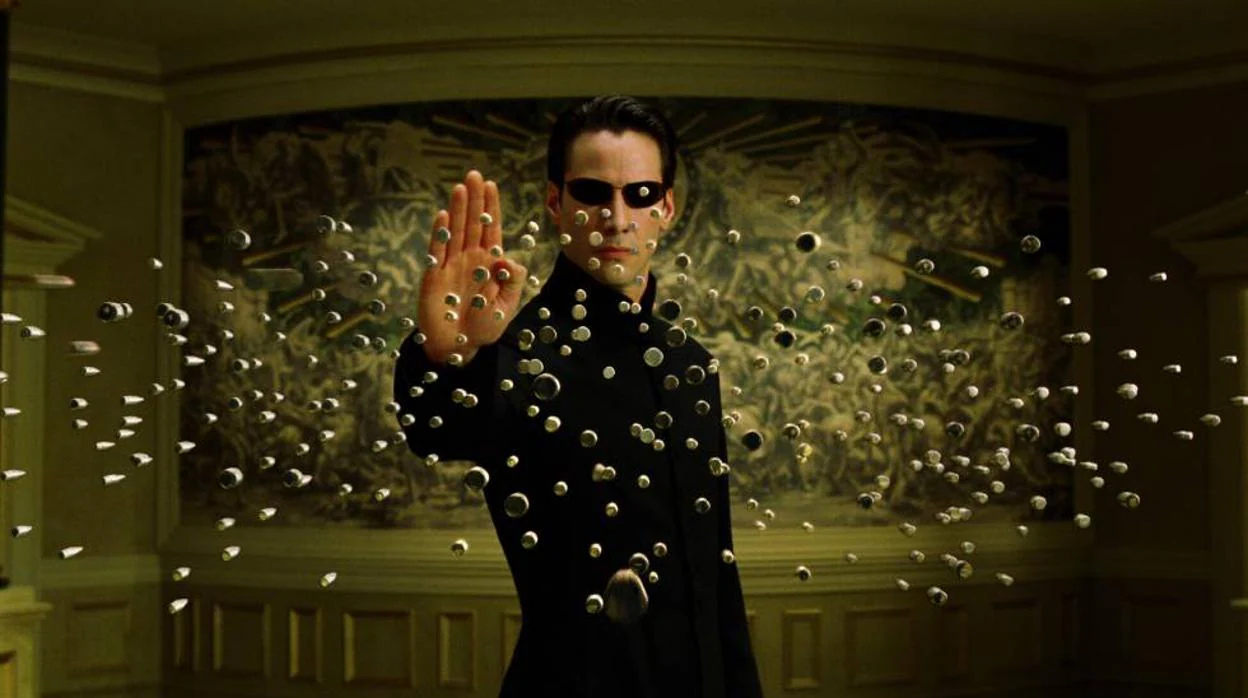 Neo (Keanu Reeves) en Matrix