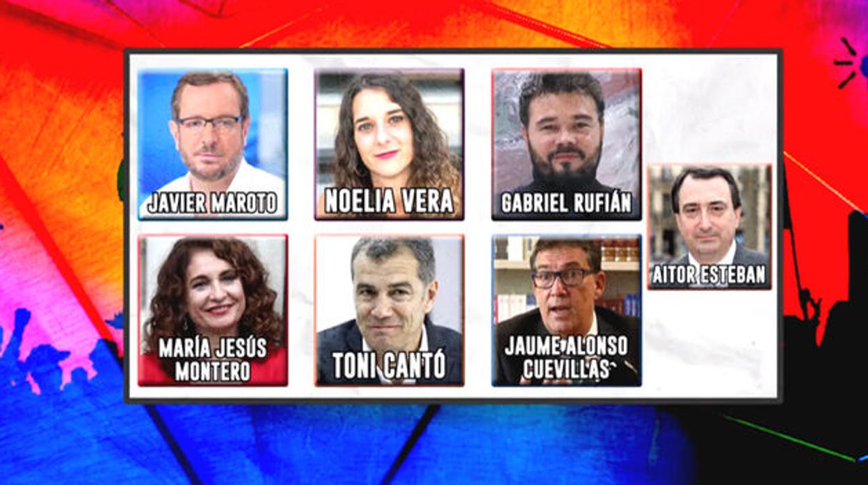 Los seis representantes políticos que participarán en el «Debate de verdad»