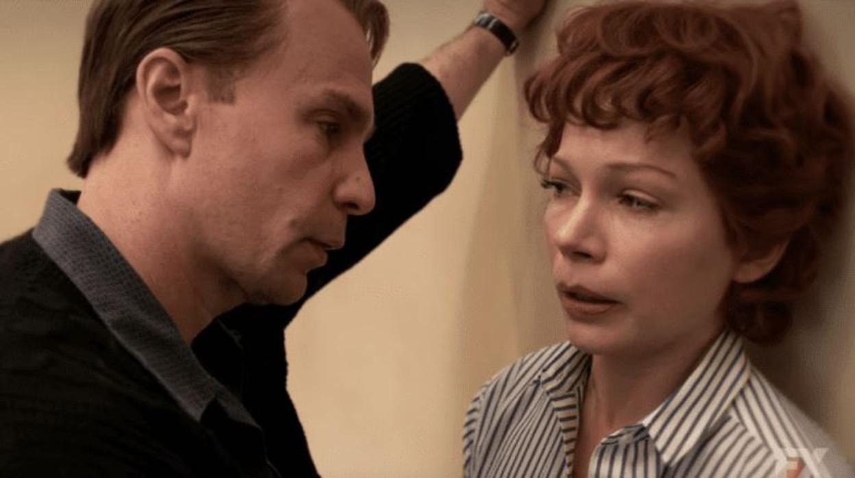 Imagen de Sam Rockwell y Michelle Williams en «fosse/Verdon», disponible en HBO España