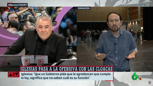 El cruce de acusaciones entre Pablo Iglesias y Ferreras