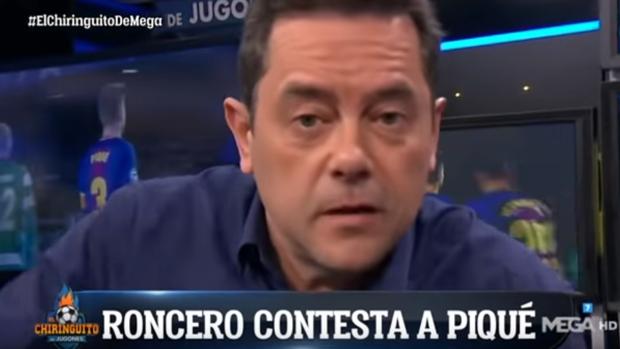 La tremenda pulla de Tomás Roncero a Gerard Piqué tras la eliminación del Barça de la Champions