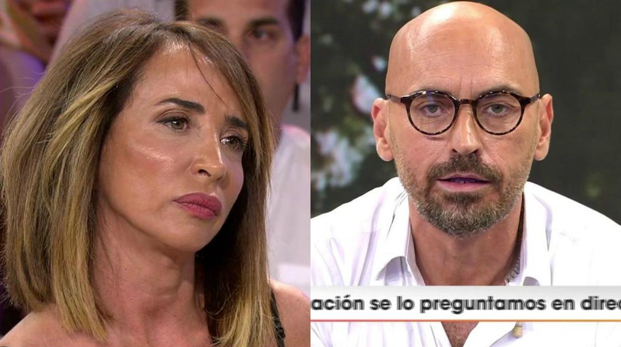 María Patiño, en «Sábado deluxe», respondiendo al ataque de Diego Arrabal emitido en «Viva la vida»