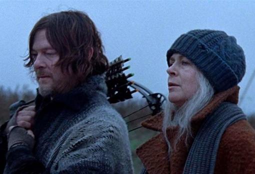 Daryl y Carol el la novena temporarda de la serie