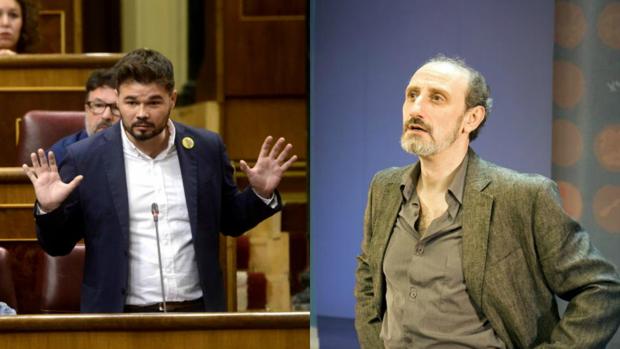 Gabriel Rufián, bloqueado por el actor José Luis Gil en Twitter