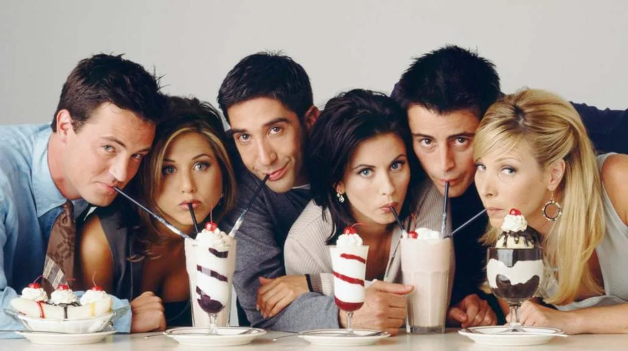 Los seis amigos de la comedia «Friends»