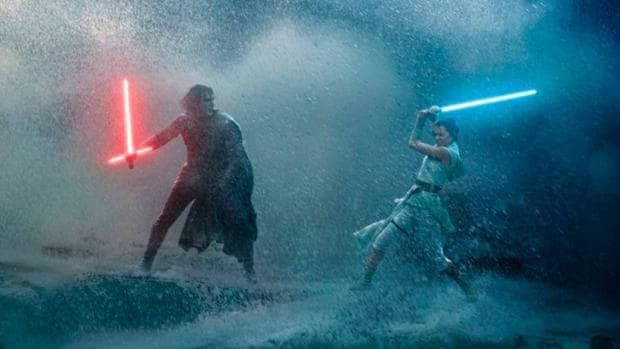 Descubren un error en la batalla entre Kylo Ren y Rey en el tráiler de «Star Wars: El ascenso de Skywalker»