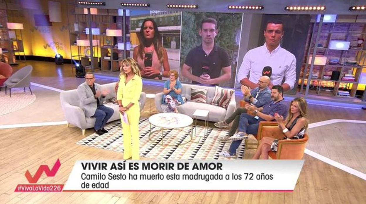 Críticas a «Viva la vida» por cómo ha tratado la muerte de Camilo Sesto