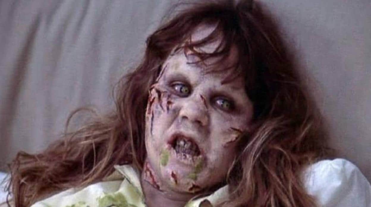 La actriz Linda Blair en «El exorcista»