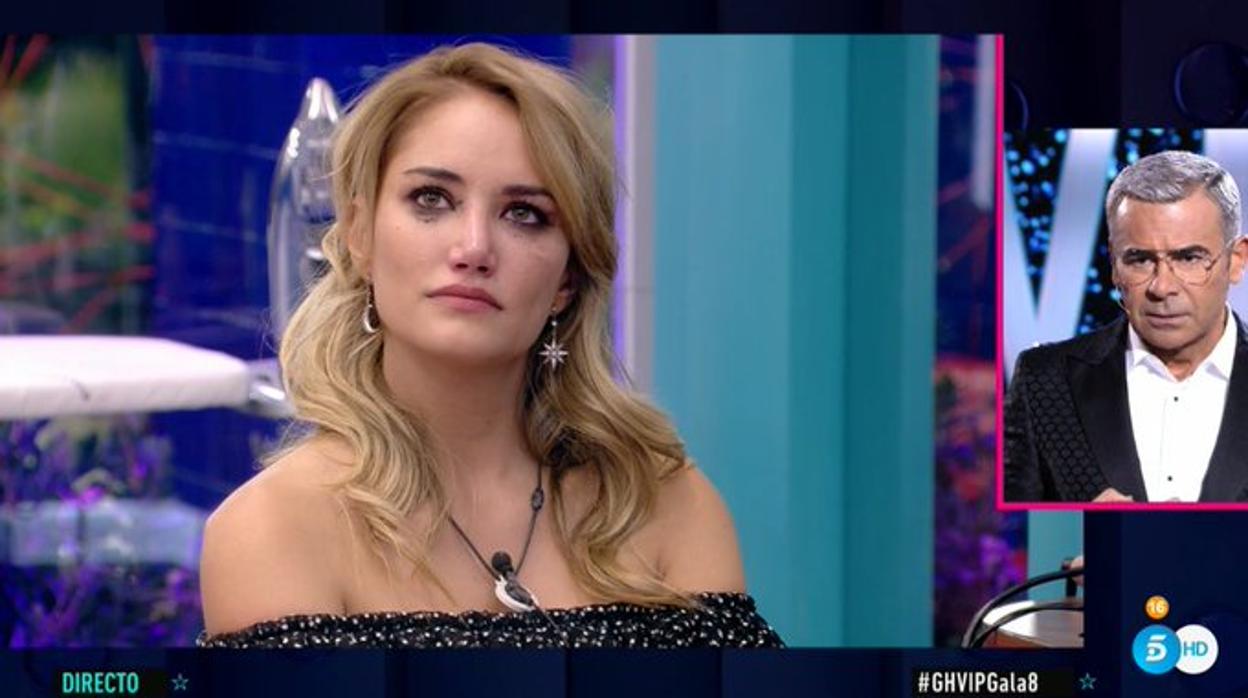 Alba Carrillo y Jorge Javier Vázquez, este jueves en «GH VIP»