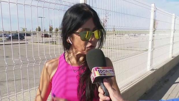 Maite Galdeano intenta esquivar a «Socialité» fingiendo ser ecuatoriana