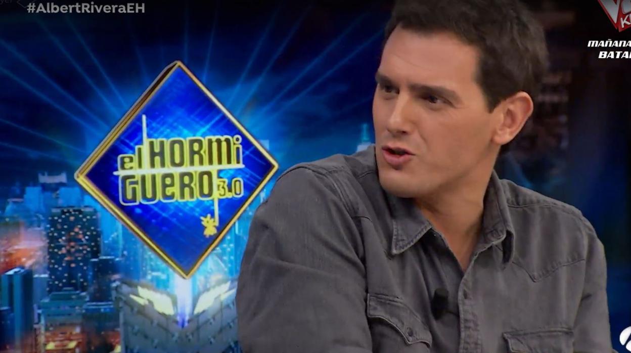 Albert Rivera, en «El Hormiguero»