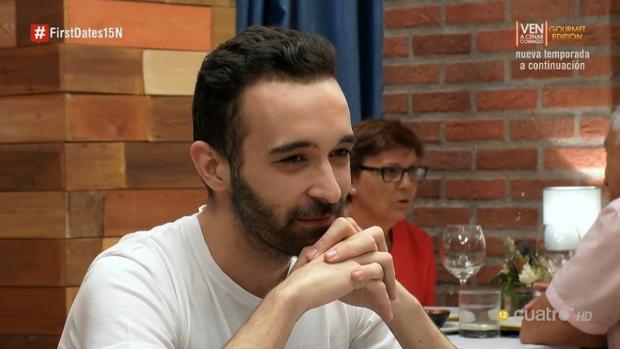 El curioso parecido de un comensal de «First dates»: «Me encanta que digan que me parezco a Abascal»