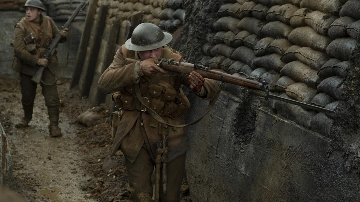 Dean-Charles Chapman y George McKay en «1917»