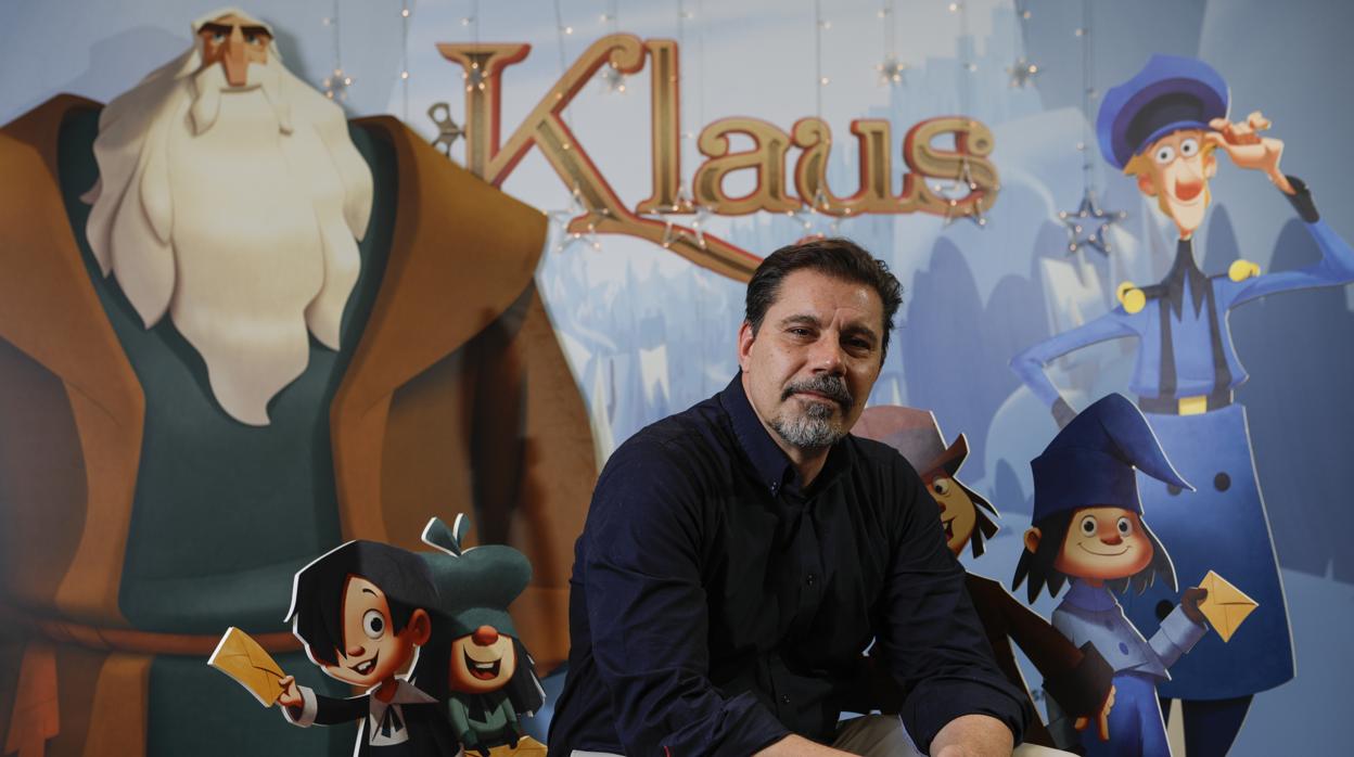 Sergio Pablos, fotografiado por ABC antes de marchar a Los Ángeles para competir por el Oscar