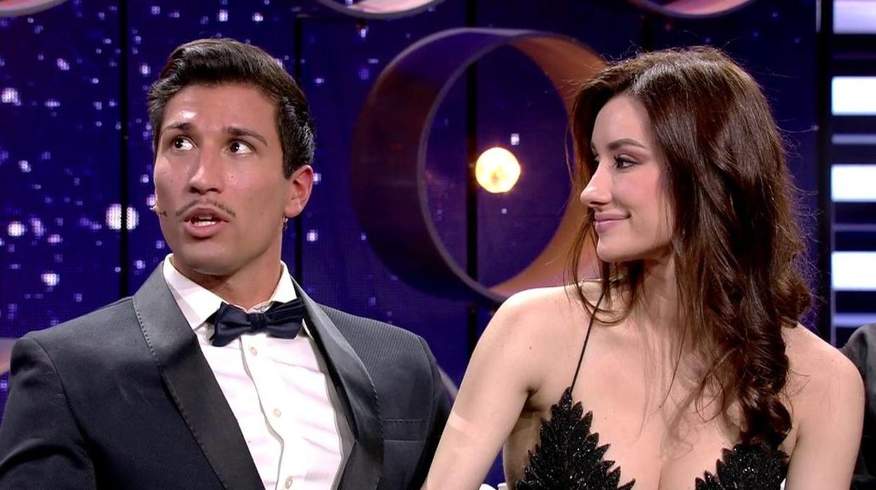 Adara y Gianmarco, anoche en «El tiempo del descuento»