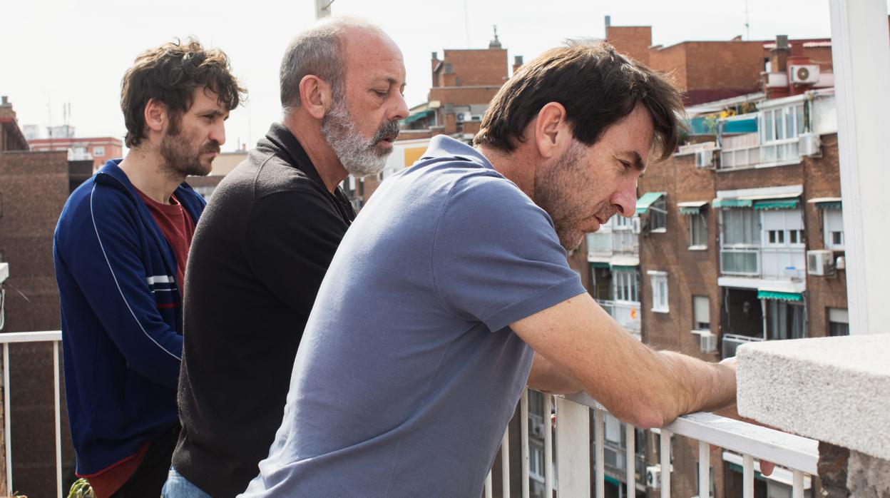 Raúl Arévalo, Chema del Barco y Antonio de la Torre, protagonistas de «El plan»