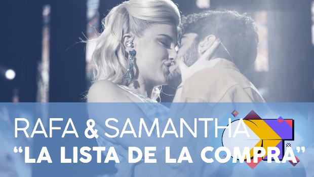 El inesperado beso de Rafa a Samantha
