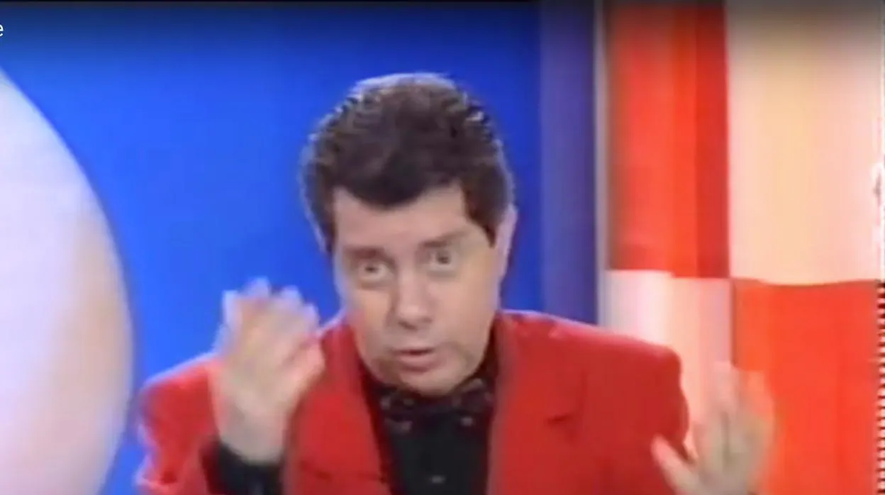 El mago gallego, a comienzos de los años 90, en un programa en Telecinco