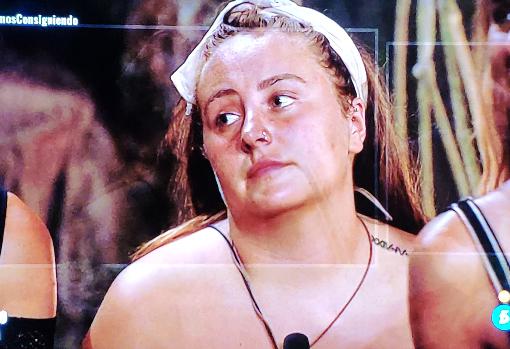 La cara de Rocío cuando supo que Yiya seguía en la isla