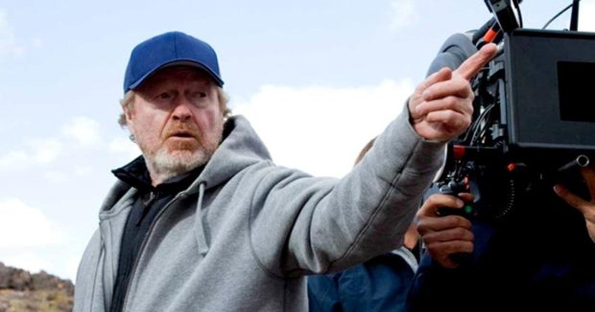 Ridley Scott, durante el rodaje de «Exodus» en Almería