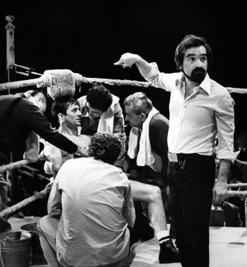 Scorsese, en el set de Toro salvaje