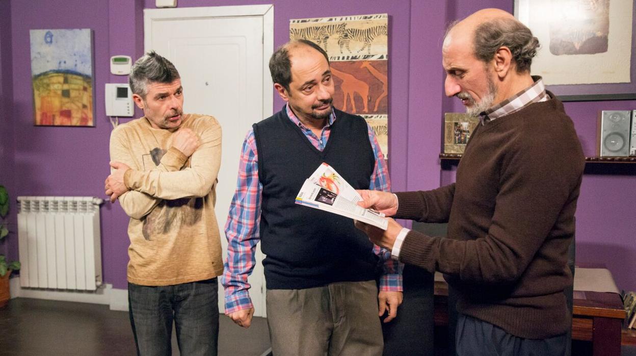 José Luis Gil, Jordi Sánchez y Nacho Guerreros, tres de los actores veteranos de «La que se avecina»
