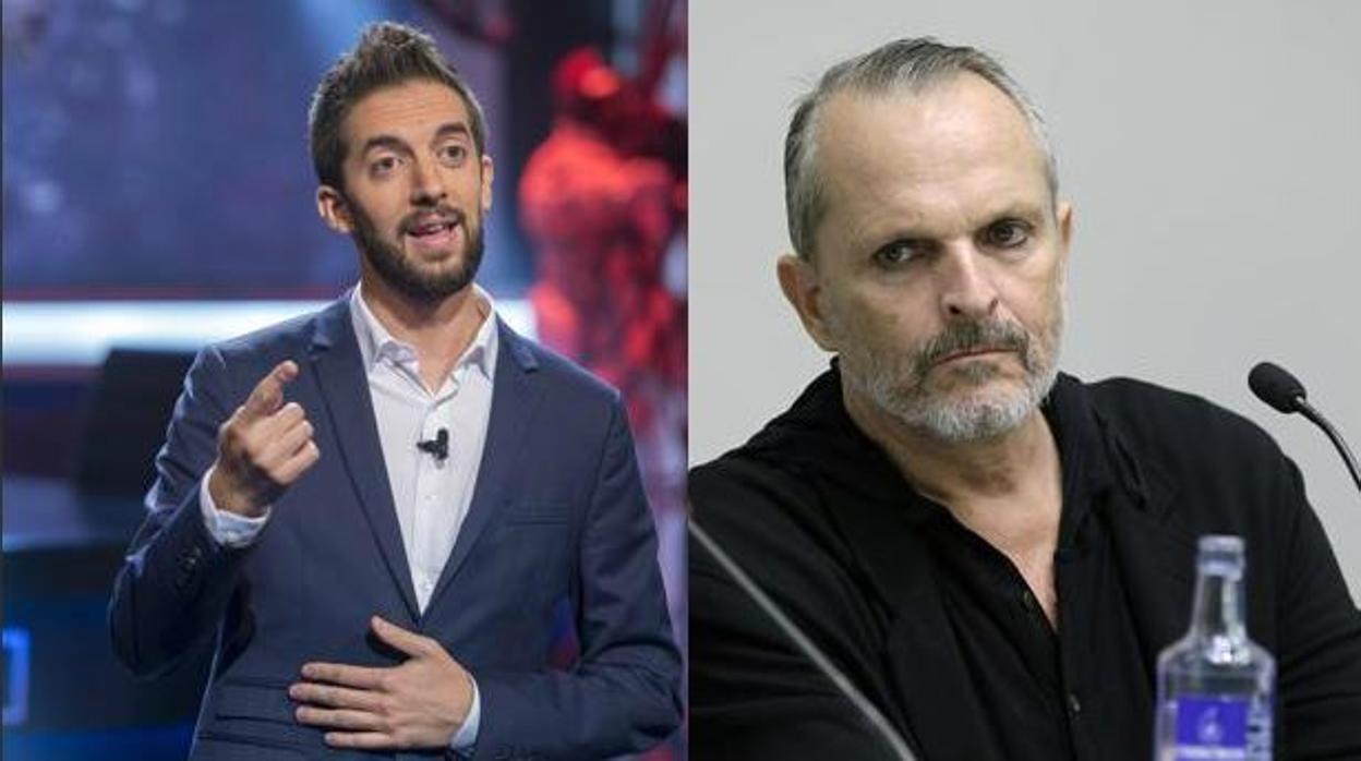 David Broncano y Miguel Bosé
