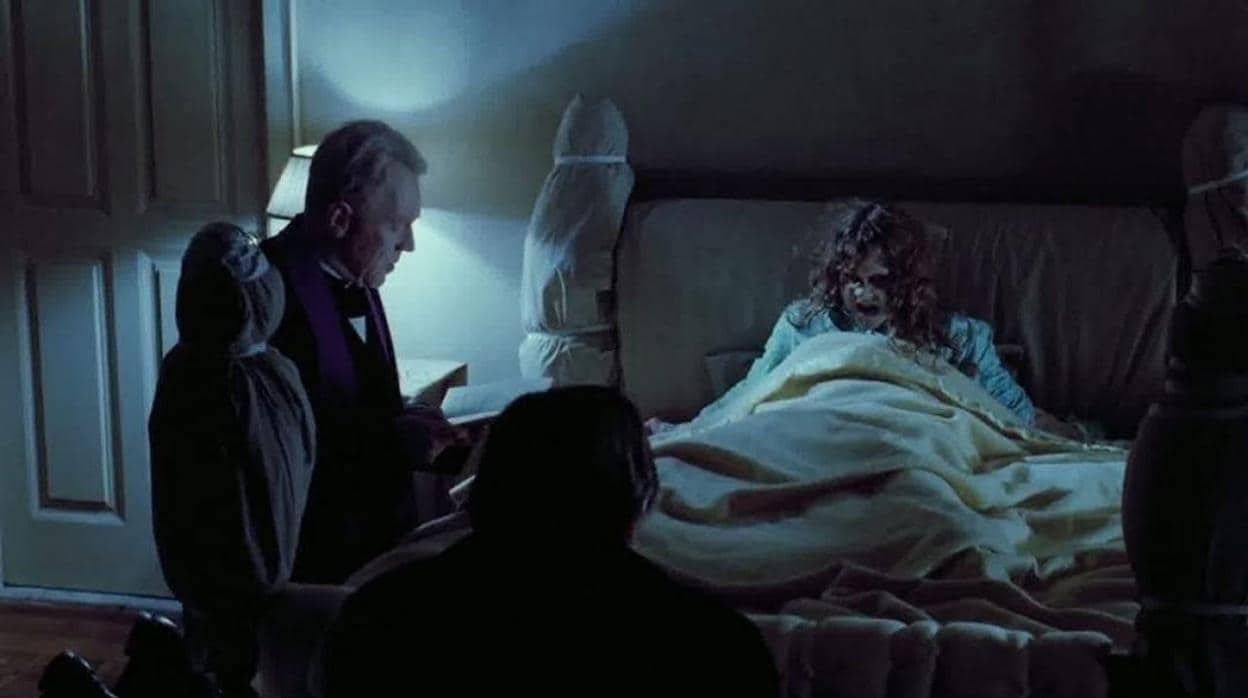 La actriz Linda Blair, en «El exorcista»