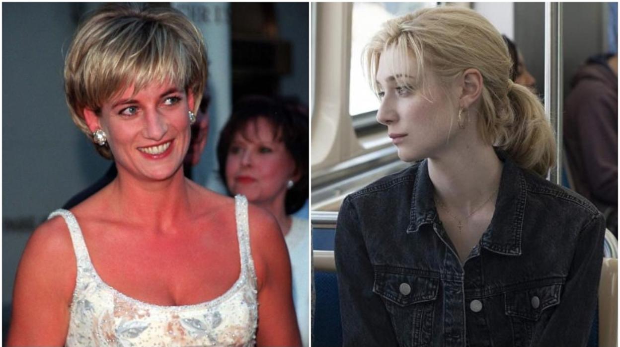 Lady Di (izquierda) y la actriz Elizabeth Debicki (derecha), en la película «Viudas», que interpretará a la princesa en las dos últimas temporadas de «The Crown», la serie de Netflix sobre la familia real británica
