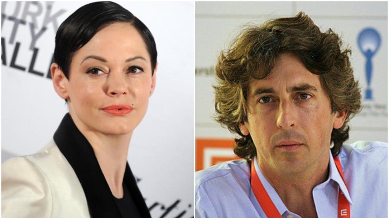 Rose McGowan y Alexander Payne