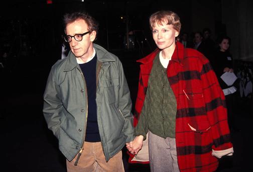 Woody Allen y Mia Farrow