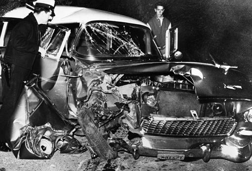 Imagen del fatídico accidente de Clift