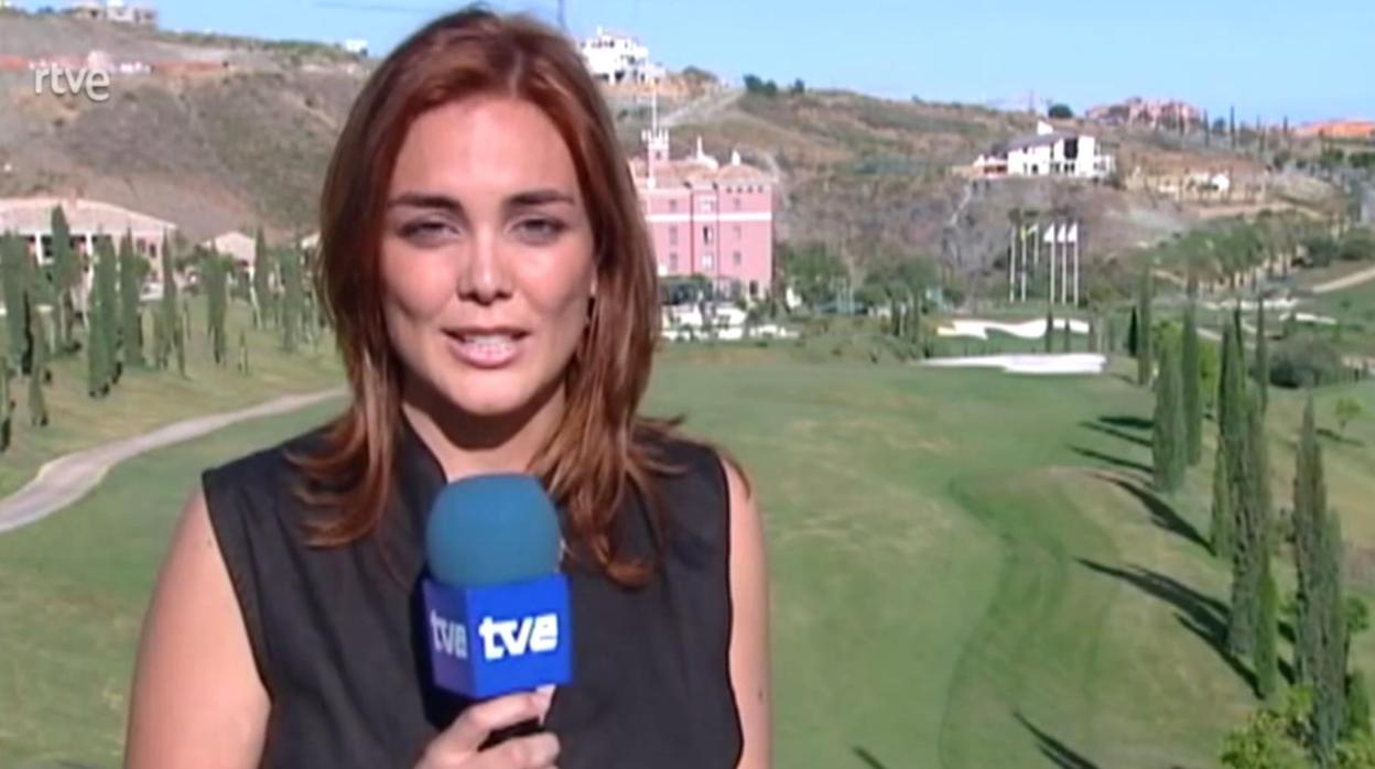 Mónica Carrillo, en una imagen de archivo de Televisión Española, que rescató «Viaje al centro de la tele»