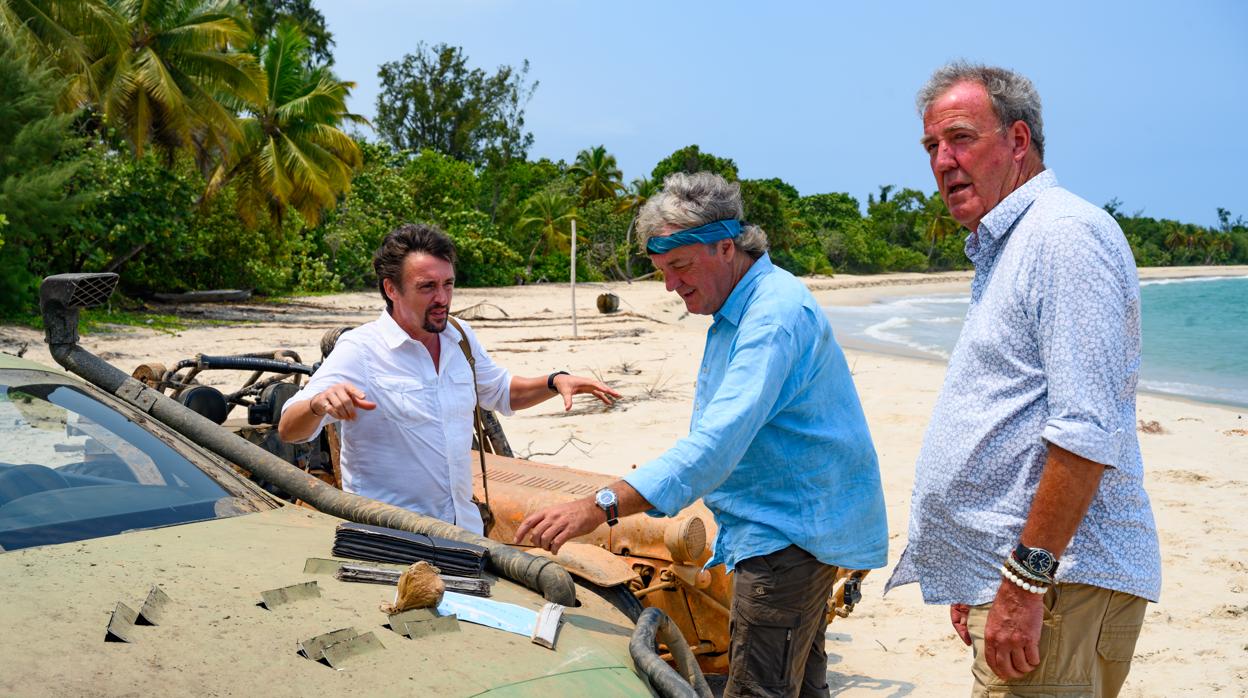 De izq. a drcha.: Hammond, May y Clarkson