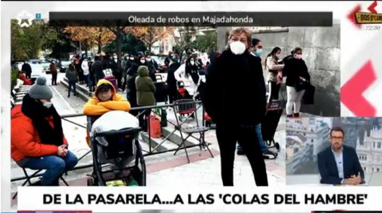 Imagen de la entrevista en «Buenos días Madrid»