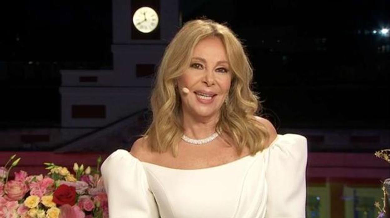 Ana Obregón durante las Campanadas