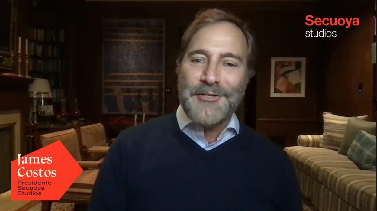 James Costos, presidente de Secuoya Studios, en videoconferencia desde Los Ángeles