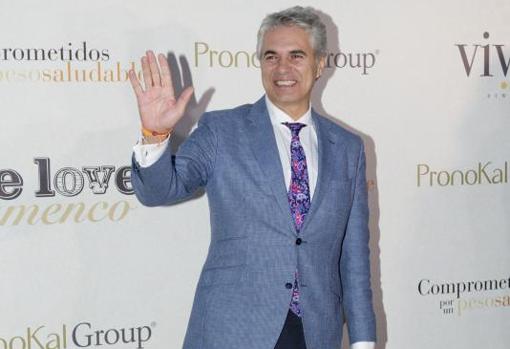 Agustín Bravo, en un evento de flamenco en 2017