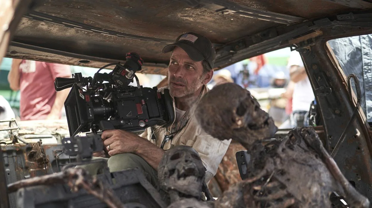 Zack Snyder en el rodaje de 'Ejército de muertos'