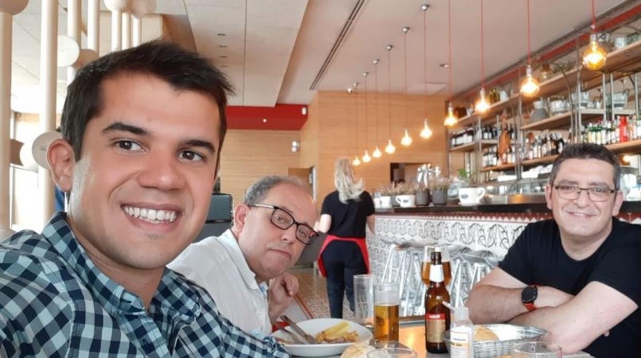 De izquierda a derecha: Nacho Mangut, Javier Dávila, Luis de Lama y Marta Tarrasa